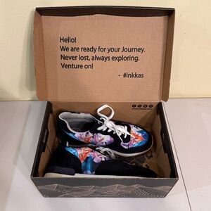 Pre-owned Inkkas Caladium Joggers Tropical Print Sneakers - Women’s 8 / Men’s 6